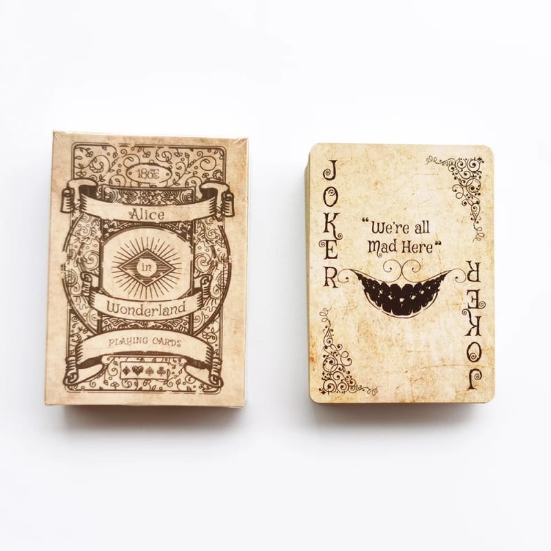 Alice in Wonderland Playing Cards — product photograph 1