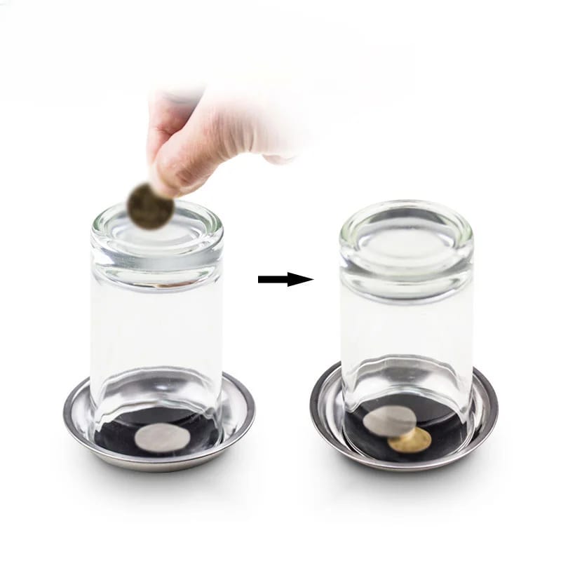 Coin Through Glass — Gimmicked Plate — product photograph 1