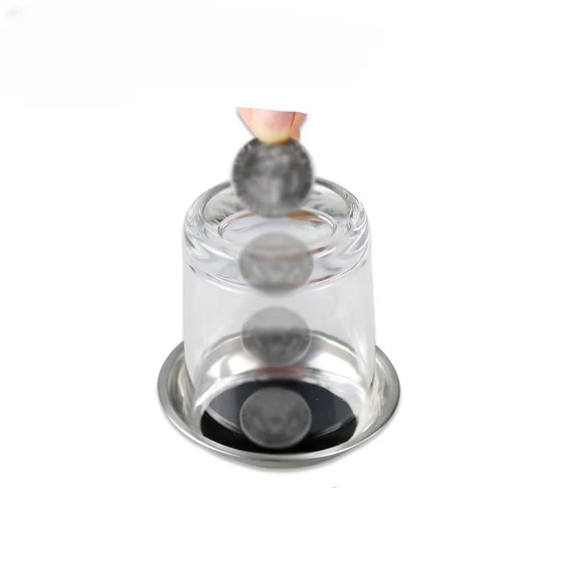Coin Through Glass — Gimmicked Plate — product photograph 2