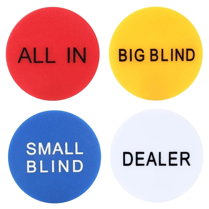Dealer and Blind Button Set — product photograph 1