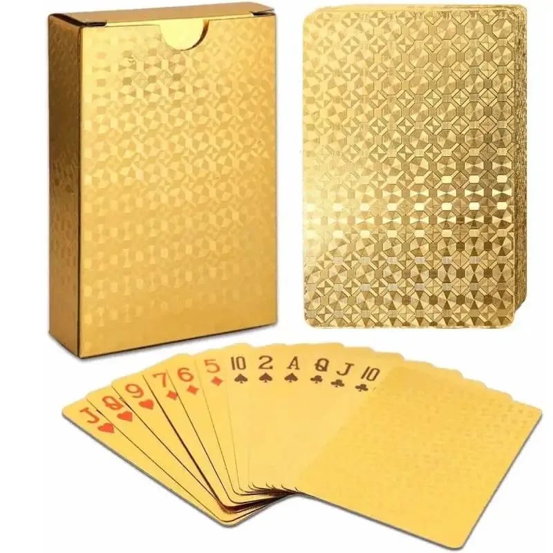 Gold Foil Playing Cards — product photograph 1