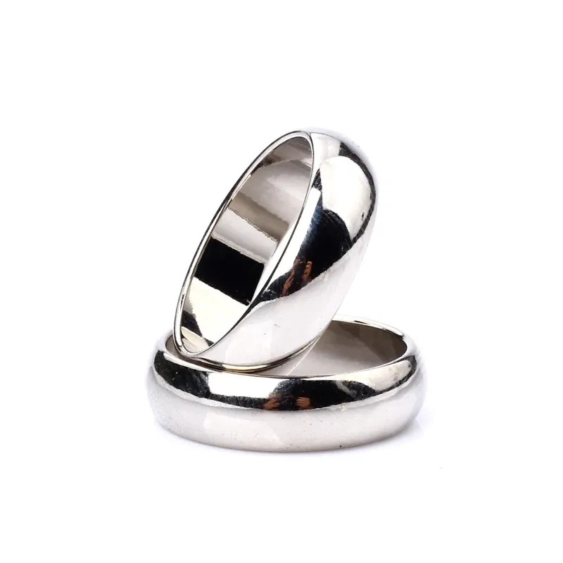 PK Ring — Silver, Curved Band — product photograph 1