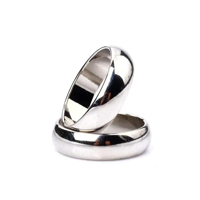 PK Ring — Silver, Curved Band — product photograph 1