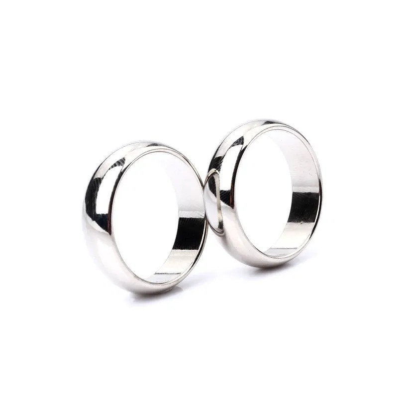 PK Ring — Silver, Curved Band — product photograph 2