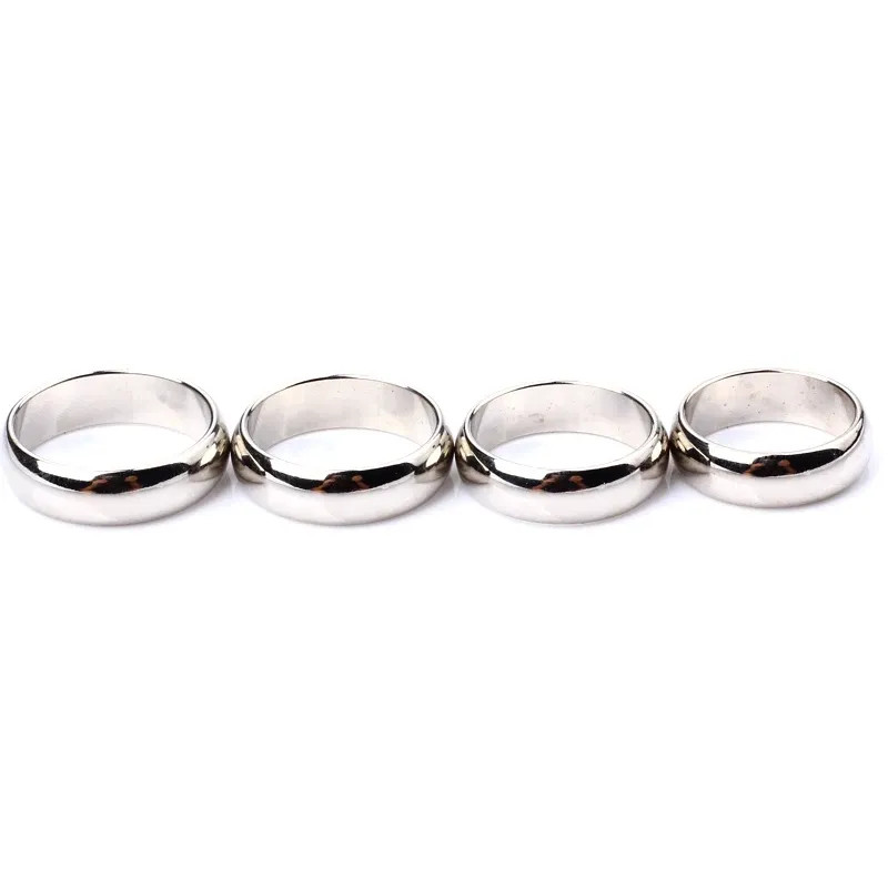 PK Ring — Silver, Curved Band — product photograph 4
