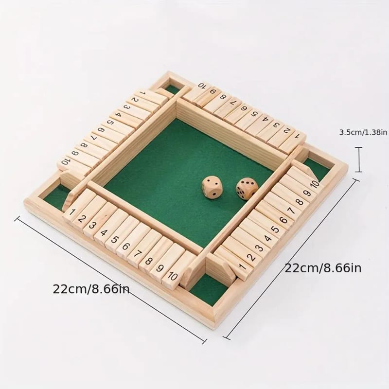 Shut the Box — Four Player — product photograph 2
