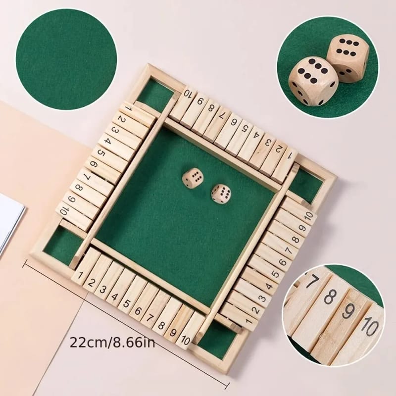 Shut the Box — Four Player — product photograph 3