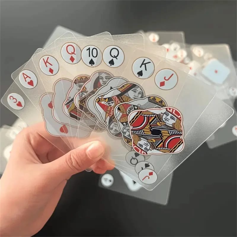 Transparent Playing Cards — product photograph 1